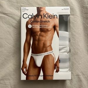 Brand New Calvin Klein White Jockstrap (x2)